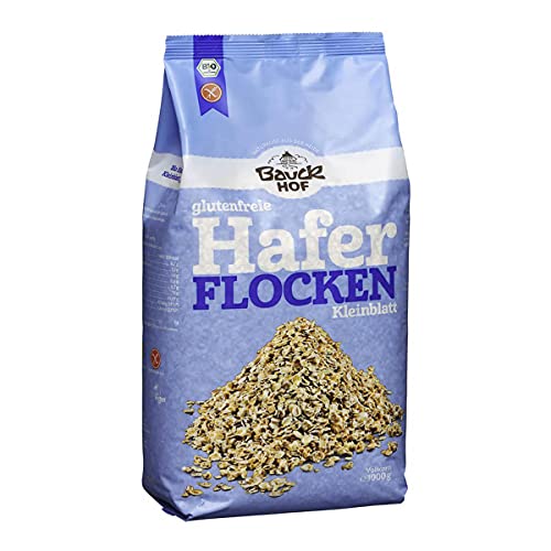 Bauckhof - Haferflocken Kleinblatt glutenfrei Bio - 1 kg - 4er Pack von Bauckhof