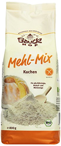 Bauckhof Mehl-Mix Kuchen glutenfrei, 2er Pack (2 x 800 g) - Bio von Bauckhof