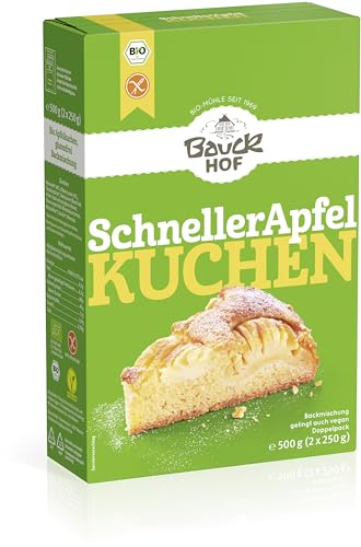 Bauckhof Schneller Apfelkuchen glutenfrei Bio (2 x 500 gr) von Bauckhof