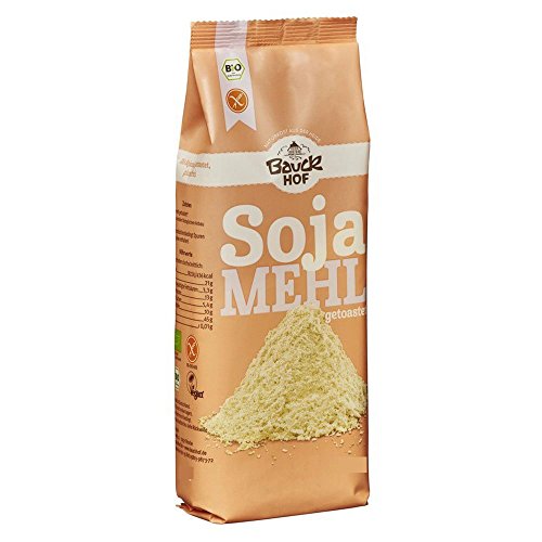 Bauckhof Sojamehl getoastet glutenfrei, 6er Pack (6 x 250 g), Bio von Bauckhof