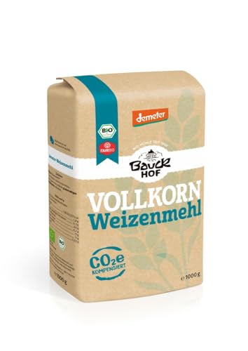 Bauckhof Weizenmehl Vollkorn Demeter, 8er Pack (8 x 1 kg) von Bauckhof
