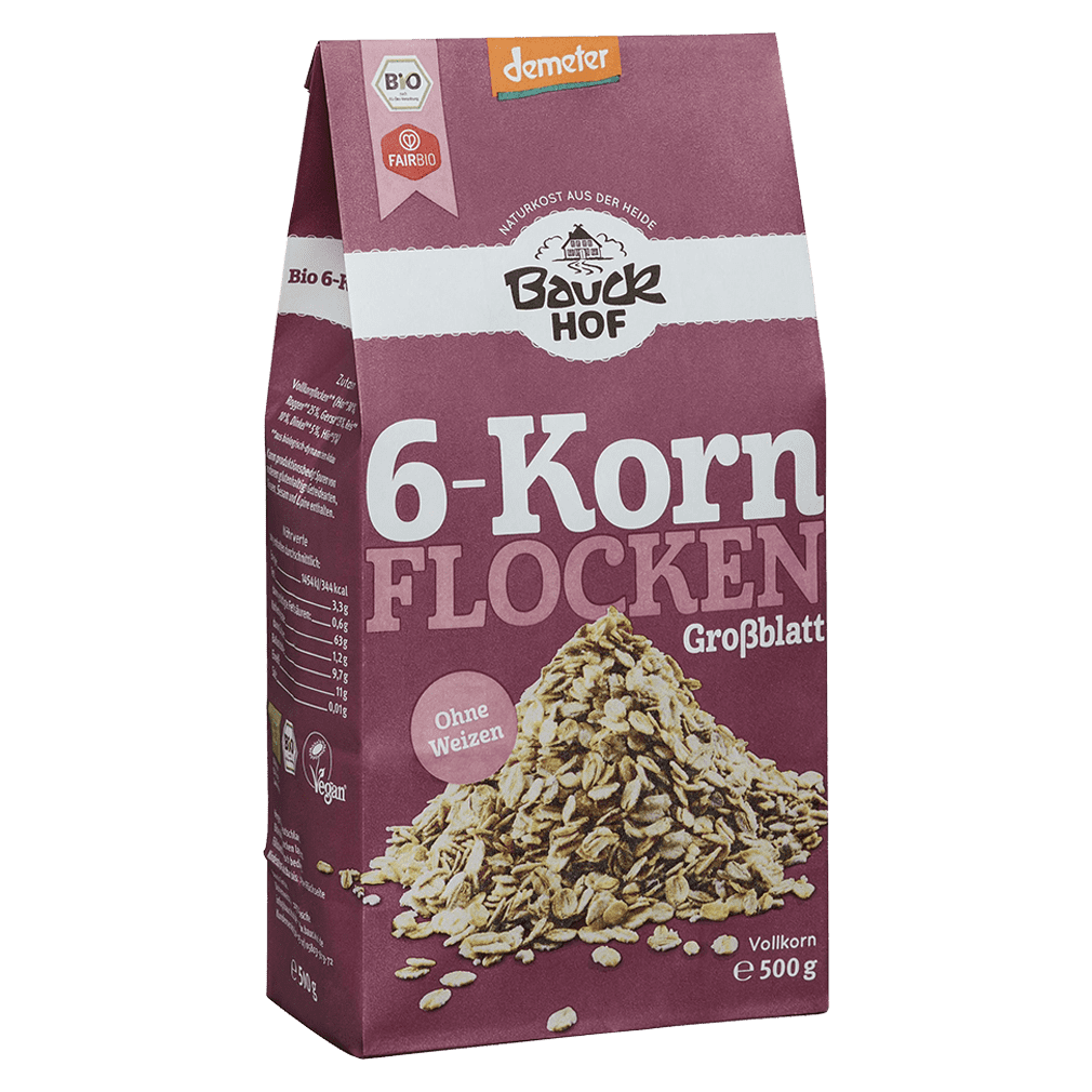Bio 6-Korn Flocken Bio 6-Korn Flocken von Bauckhof