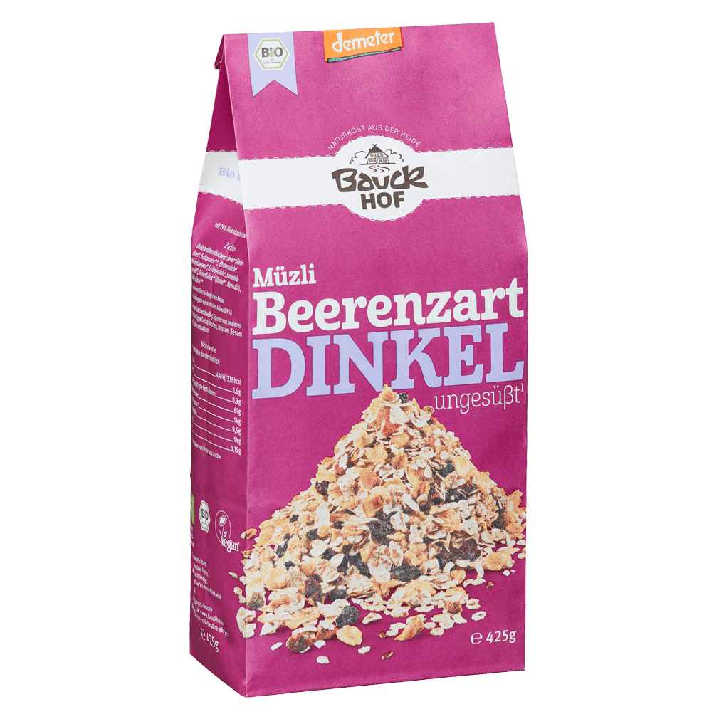 Bio Dinkelmüzli Beerenzart von Bauckhof