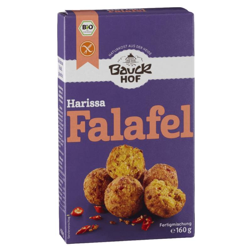 Bio Harissa Falafel mit Paprika-Chili von Bauckhof