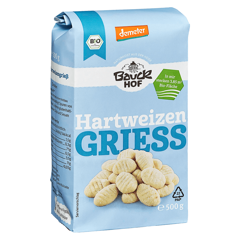 Bio Hartweizen Griess Bio Hartweizen Griess von Bauckhof