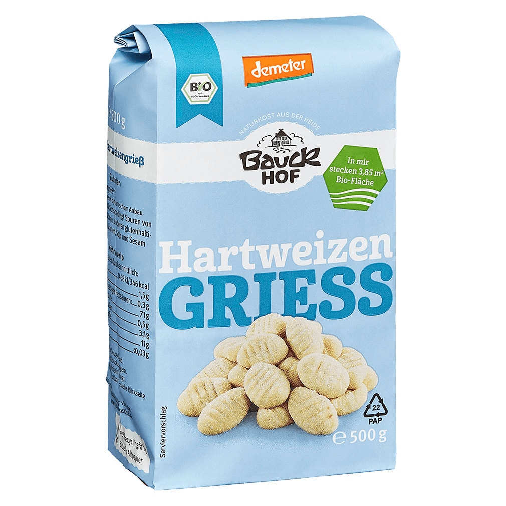 Bio Hartweizen Griess von Bauckhof