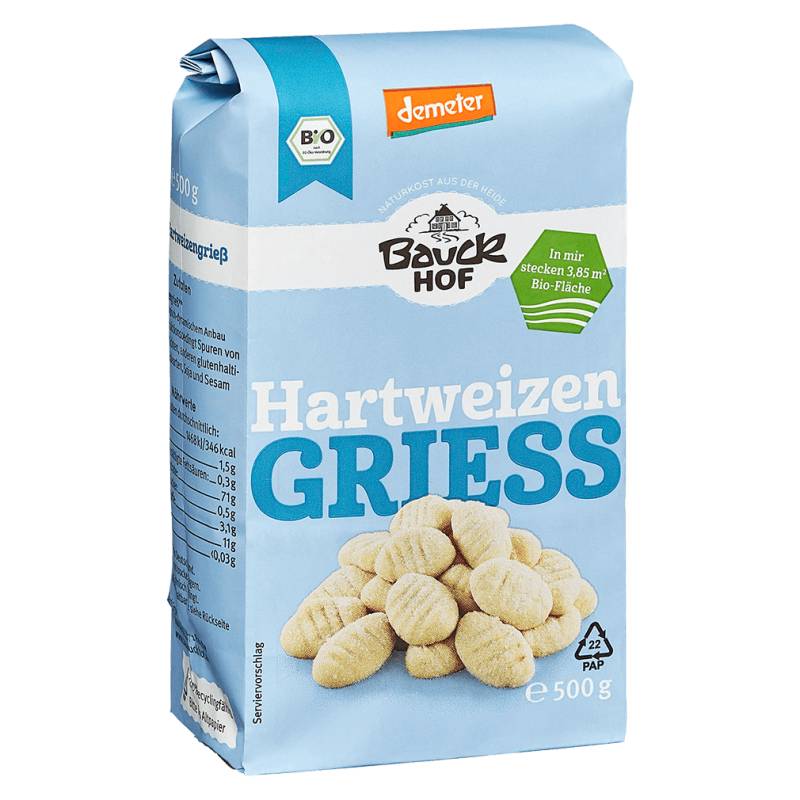 Bio Hartweizen Griess von Bauckhof