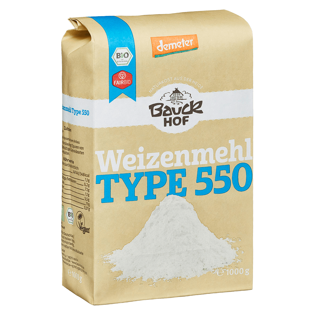 Bio Weizenmehl Type 550 Bio Weizenmehl Type 550 von Bauckhof