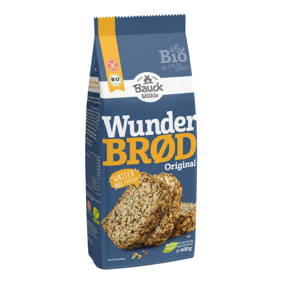 Bio Wunderbrød, 600g glutenfrei Bio Wunderbrød, 600g glutenfrei von Bauckhof