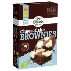 Cheesecake-Brownies-Backmischung, glutenfrei Cheesecake-Brownies-Backmischung, glutenfrei von Bauckhof