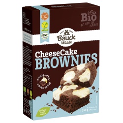 Cheesecake-Brownies-Backmischung, glutenfrei von Bauckhof