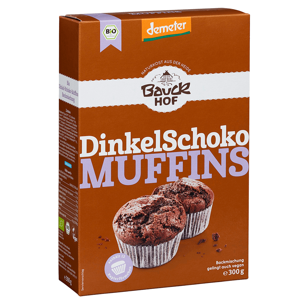 Bio Dinkel-Schoko Muffins von Bauckhof