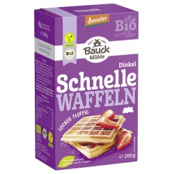 Dinkel-Waffeln von Bauckhof