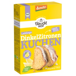 Dinkel-Zitronenkuchen-Backmischung von Bauckhof