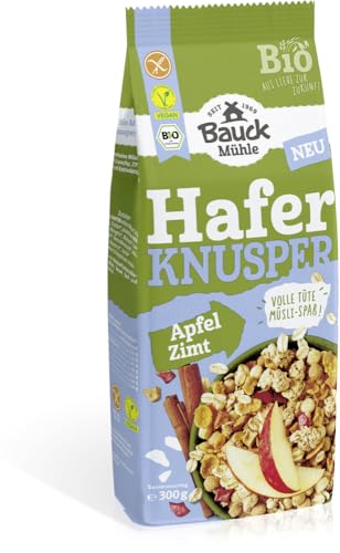 Hafer Knusper Müsli Apfel Zimt Bio gf 2 x 300 gr von Bauckhof