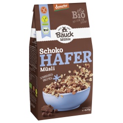 Hafer-Müsli mit Schoko, glutenfrei von Bauckhof