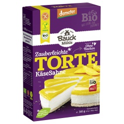 Käse-Sahne-Torten-Backmischung, glutenfrei von Bauckhof