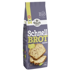 Schnellbrot-Backmischung, glutenfrei Schnellbrot-Backmischung, glutenfrei von Bauckhof