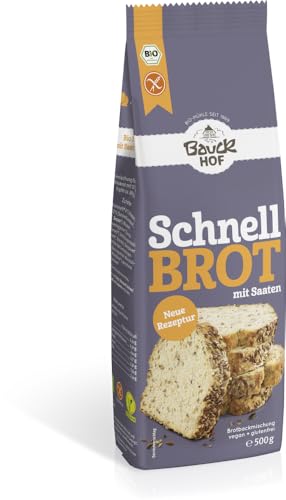 Schnellbrot mit Saaten glutenfrei Bio 18 x 500 gr Schnellbrot mit Saaten glutenfrei Bio 18 x 500 gr von Bauckhof