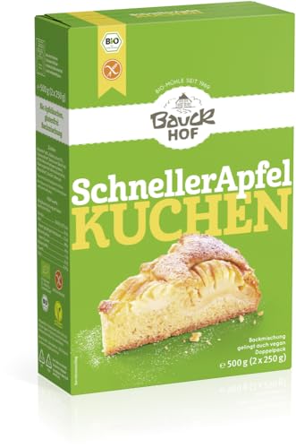 Schneller Apfelkuchen glutenfrei Bio 12 x 500 gr Schneller Apfelkuchen glutenfrei Bio 12 x 500 gr von Bauckhof