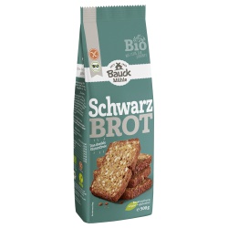 Schwarzbrot-Backmischung, glutenfrei Schwarzbrot-Backmischung, glutenfrei von Bauckhof