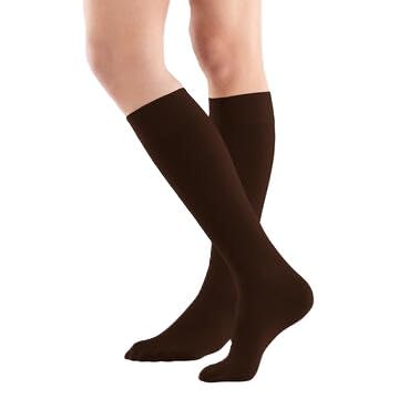 VENOTRAIN soft K2 AD L p.short espresso o.Sp. 2 St von BAUERFEIND