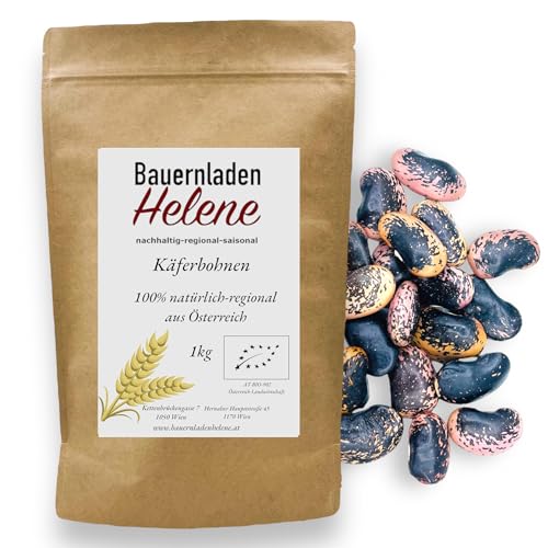 Käferbohnen - Hochwertige Hülsenfrüchte aus Österreich - Riesenbohnen, Feuerbohne 1kg von Bauernladenhelene nachhaltig-regional-saisonal