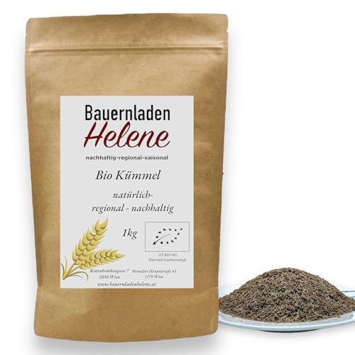 Aromatischer Bio Kümmel: 1 kg Qualität für Ihre Küche, würzig, und natürlicher Genuss von Bauernladenhelene nachhaltig-regional-saisonal