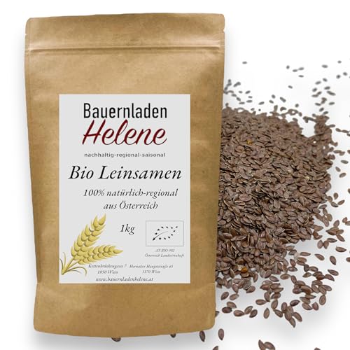 Bio Leinsamen aus Österreich – Gesunde Omega-3-Power für Ihre Ernährung 500g von Bauernladenhelene nachhaltig-regional-saisonal