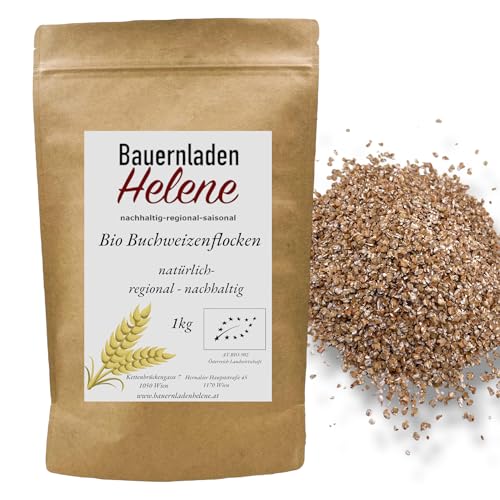 Natürlich gut: Bio-Buchweizenflocken für ein herzhaftes Frühstückserlebnis. (1000g) von Bauernladenhelene nachhaltig-regional-saisonal