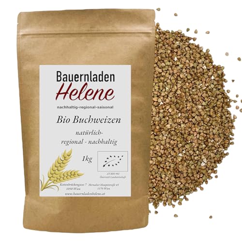 Premium Bio-Buchweizen: Natürliche Power für Ihre Gesundheit – Nachhaltig angebaut (1000g) von Bauernladenhelene nachhaltig-regional-saisonal