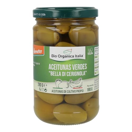 Italienische Bio-Riesen-Grünolive 280 G von Baule Volante