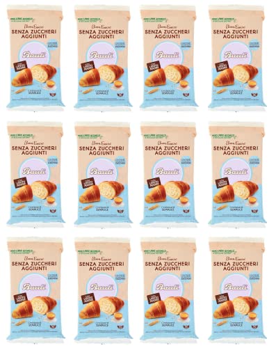 12x Bauli Cornetti Croissant Semplice Senza Zuccheri Aggiunti con Lievito Madre Croissant Ohne Zuckerzusatz mit Sauerteig Packung à 185g, Jede Packung enthält 5 Croissants à 37g 12x Bauli Cornetti Croissant Semplice Senza Zuccheri Aggiunti con Lievito Madre Croissant Ohne Zuckerzusatz mit Sauerteig Packung à 185g, Jede Packung enthält 5 Croissants à 37g von Bauli