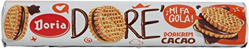 12x Doria Kekse Doriscream schoko Haselnusscreme kekse cookies biscuits snack von Bauli