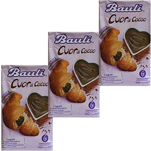 3x Bauli Cacao 'Croissants Schokolade', 6 Stck. von Bauli