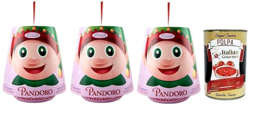 3x Bauli Pandoro Mascherato,Weihnachtskuchen mit Puderzucker,Entdecken Sie den Plüsch im Inneren,500g + Italian Gourmet Polpa di Pomodoro 400g Dose 3x Bauli Pandoro Mascherato,Weihnachtskuchen mit Puderzucker,Entdecken Sie den Plüsch im Inneren,500g + Italian Gourmet Polpa di Pomodoro 400g Dose von Bauli