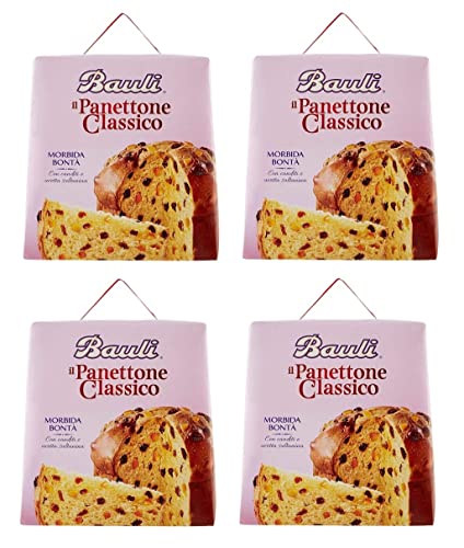 4x Bauli Il Panettone Classico Weihnachtskuchen Backprodukt mit Rosinen und Kandierten Früchten 700g 4x Bauli Il Panettone Classico Weihnachtskuchen Backprodukt mit Rosinen und Kandierten Früchten 700g von Bauli