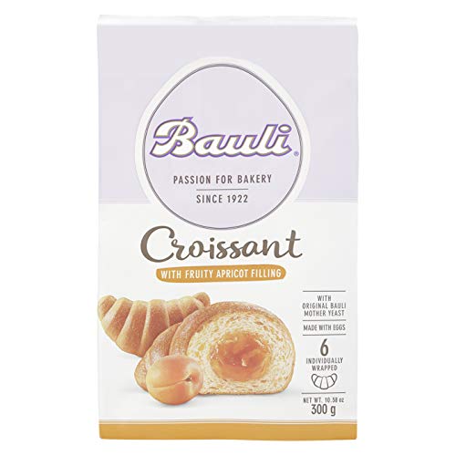 Bauli Croissant mit Aprikosenfüllung 6 Stück, 4er Pack (24 x 50 g) von Bauli