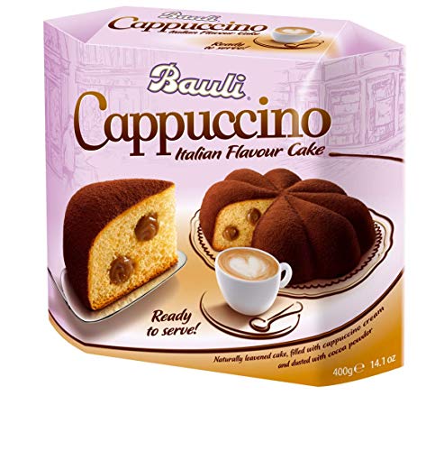 Bauli Italian Flavour Cake Cappuccino mit Milch- und Schokoladencremefüllung, italienischer Hefekuchen für Weihnachten, Weihnachtskuchen, Gebäck, 400g Bauli Italian Flavour Cake Cappuccino mit Milch- und Schokoladencremefüllung, italienischer Hefekuchen für Weihnachten, Weihnachtskuchen, Gebäck, 400g von Bauli