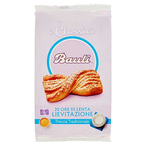 Bauli Treccia Tradizionale Blätterteigzopf Zopf Traditionell Packung à 240g,Jede Packung enthält 6 Zopf à 40g von Bauli