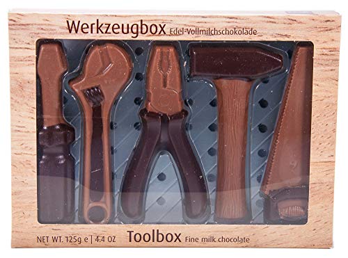 Baur Edelvollmilch-Schokolade Werkzeugbox, 125 grams Baur Edelvollmilch-Schokolade Werkzeugbox, 125 grams von Baur