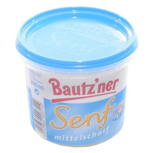 1X200ML BAUTZ. SENF MITTELSCHARF 1X200ML BAUTZ. SENF MITTELSCHARF von Bautz'ner