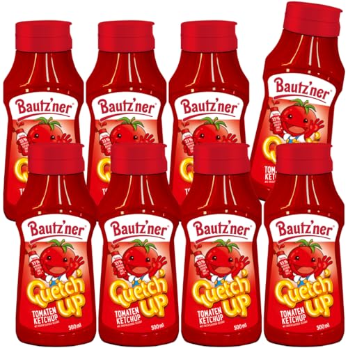Bautz'ner - Quetch'Up Tomaten Ketchup - 8er Pack (8 x 500 ml) von Bautz'ner