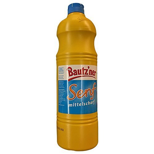 Bautz'ner Senf Mittelscharf 1L Flasche von Bautz'ner