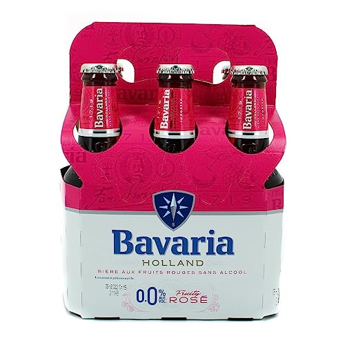 Bavaria Fruity Rosé Bier, ohne Alkohol, Himbeere & Kirsche, 6 x 25 cl Bavaria Fruity Rosé Bier, ohne Alkohol, Himbeere & Kirsche, 6 x 25 cl von Bavaria 0.0%