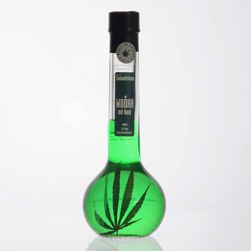 Cannabiskaja Wodka mit Hanfblatt Style 37,5% vol. 0,2 Liter von Bavarian Liquids