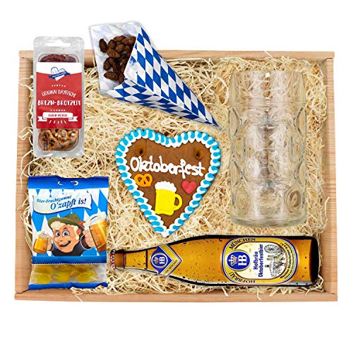 Bavariashop Oktoberfest-Box "Hofbräu", Zünftige Geschenkidee aus Bayern von Bavariashop