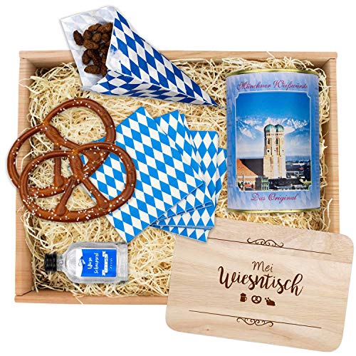 Bavariashop Oktoberfest-Box "Mahlzeit", Zünftige Geschenkidee für jeden Anlass aus Bayern von Bavariashop