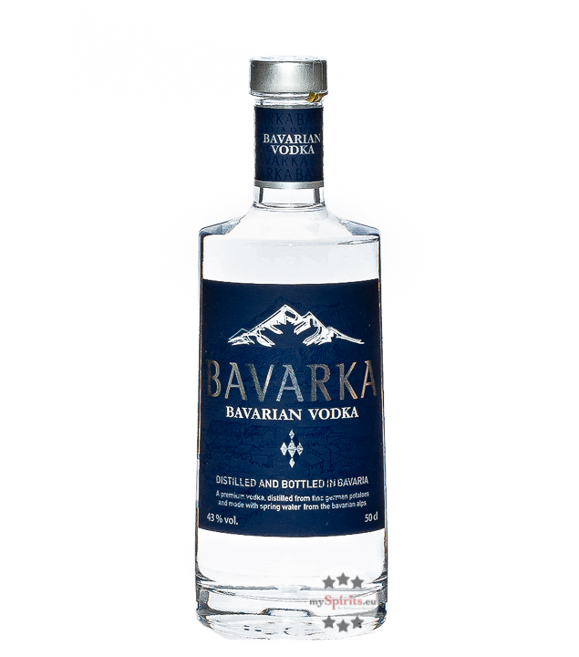 Bavarka Vodka (43 % vol., 0,5 Liter) von Lantenhammer Destillerie