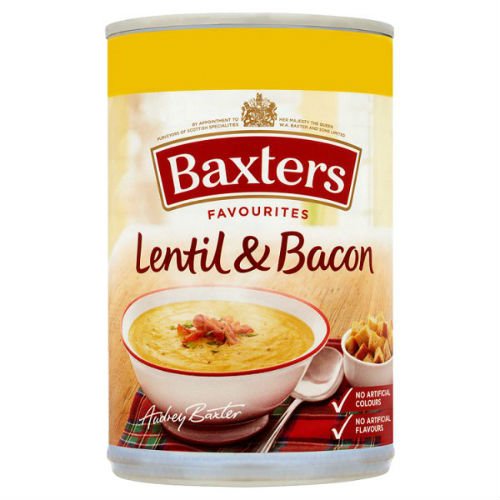 Baxters Favourites Linsen- und Speck-Suppe, 400 g, 12 Stück von Baxters